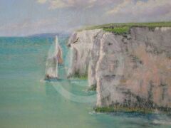The Chalk Cliffs by Janet Saxby