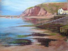 Staithes - pastels