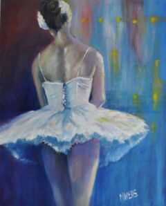 Waiting in the Wings - acrylics