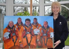 Five heroes of Spurn - acrylics on canvas